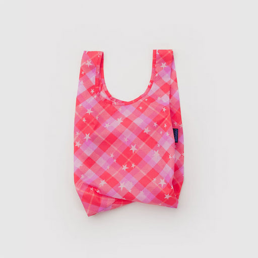 Baby Baggu - Pink Star Plaid