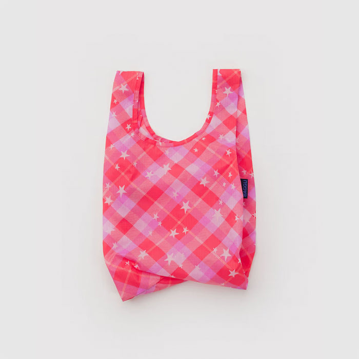 Baby Baggu - Pink Star Plaid