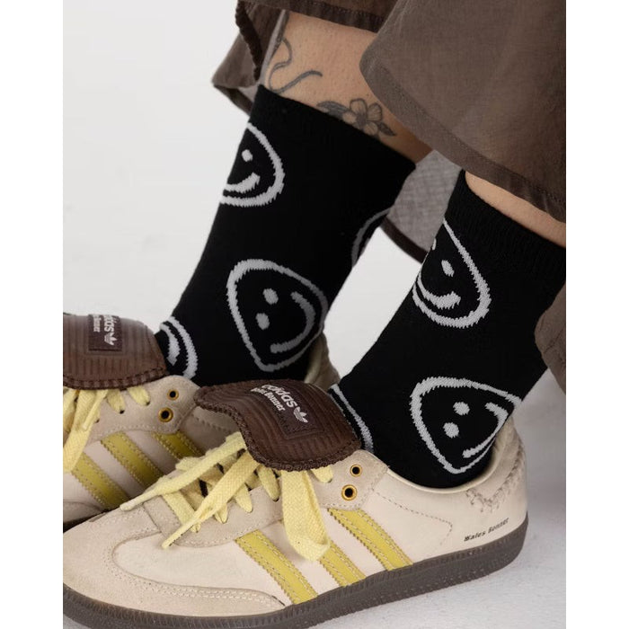 Baggu Crew Sock - Black Happy