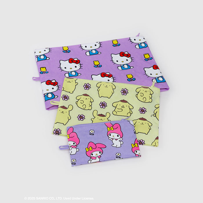 Baggu Go Pouch Set - Hello Kitty and Friends Florals