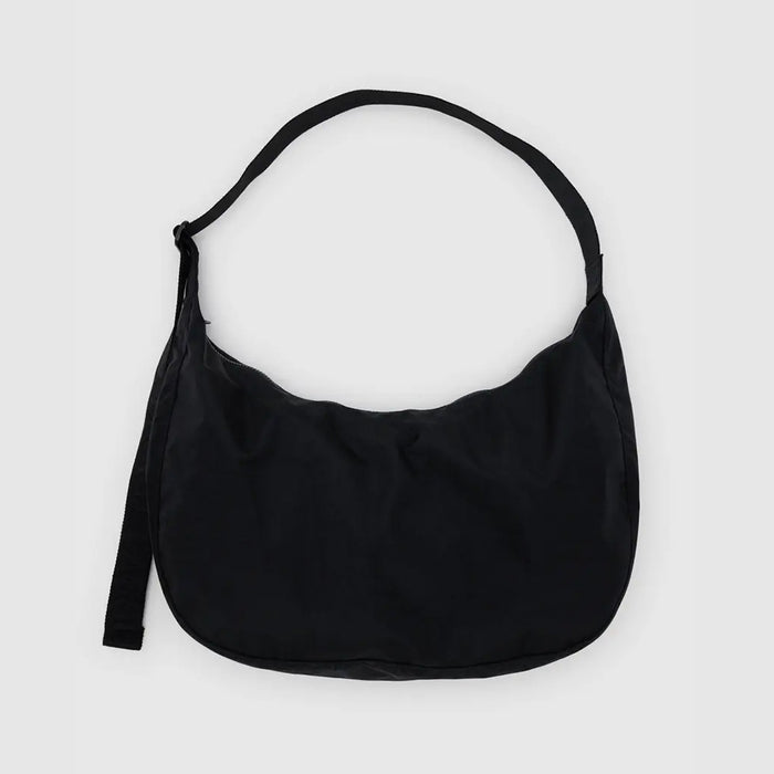 Baggu Large Nylon Crescent Bag - Black - Black