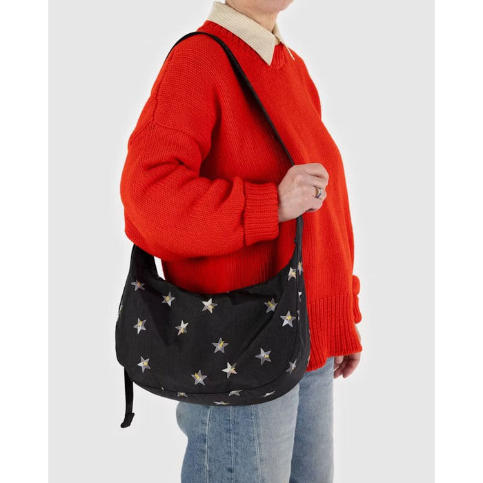 Baggu Medium Nylon Crescent Bag - Stars