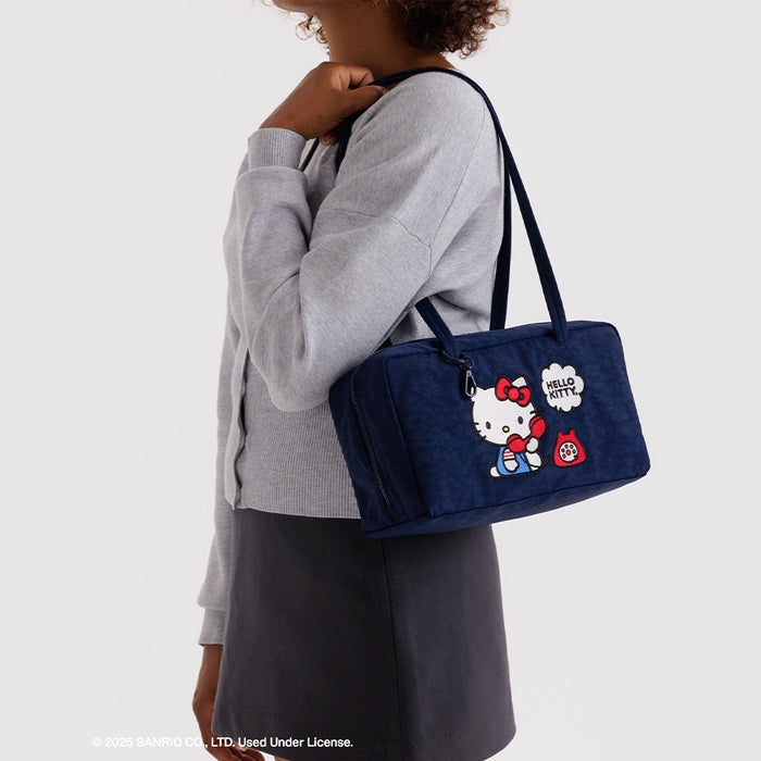 Baggu Nylon Bowler Bag - Embroidered Hello Kitty Phone