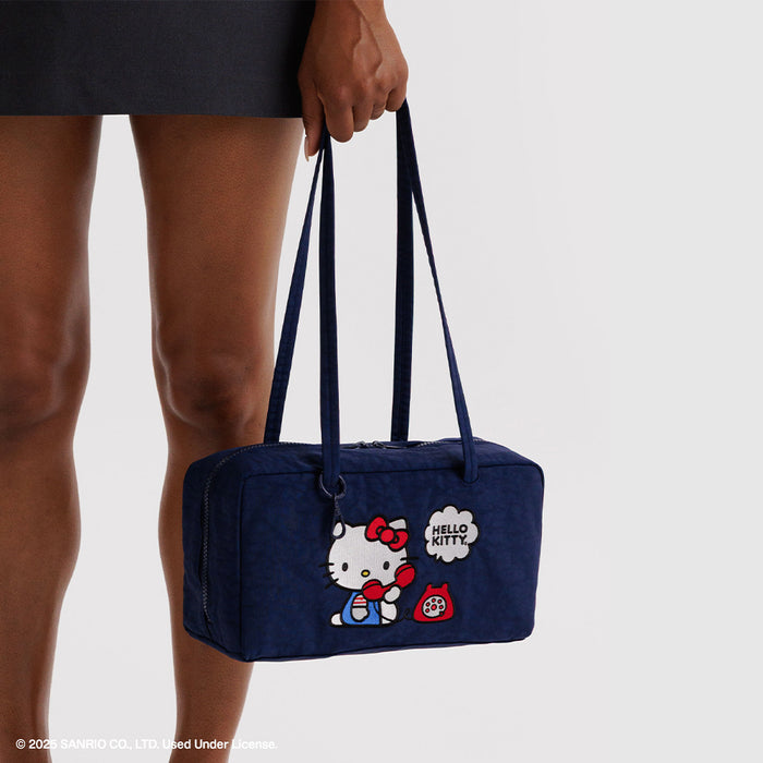 Baggu Nylon Bowler Bag - Embroidered Hello Kitty Phone