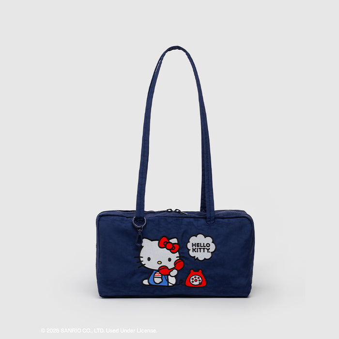 Baggu Nylon Bowler Bag - Embroidered Hello Kitty Phone