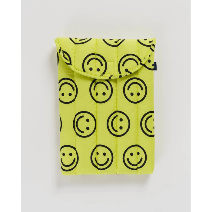 Baggu Puffy Laptop Sleeve 13/14 inch - Yellow Happy