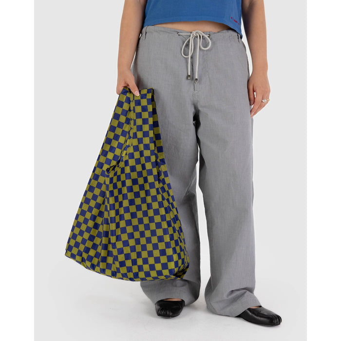 Baggu Standard Baggu - Pear Navy Check