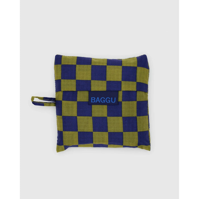 Baggu Standard Baggu - Pear Navy Check