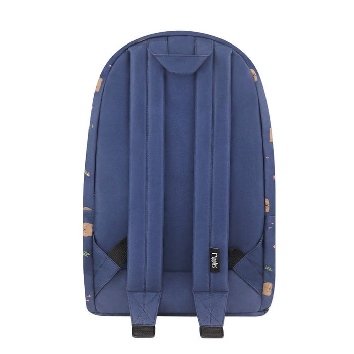 Bear School Backpack - Blue