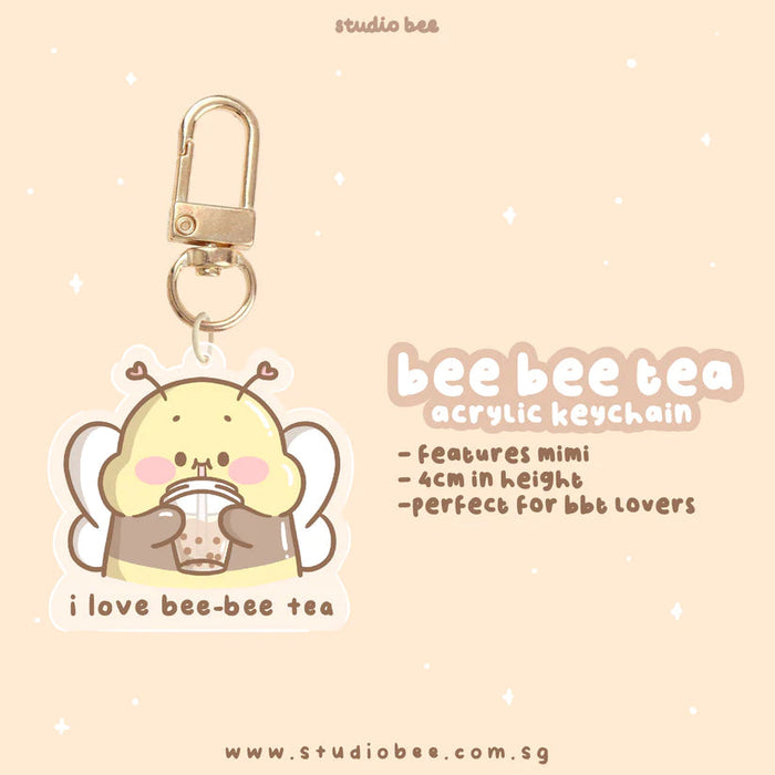 Bee-bee Tea Keychain