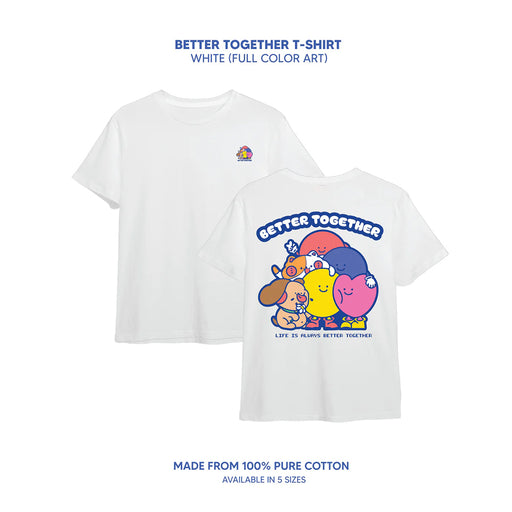 Better Together Tee - White L
