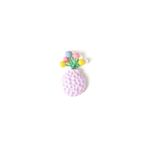 Billy Button Multicolour Pastel Brooch