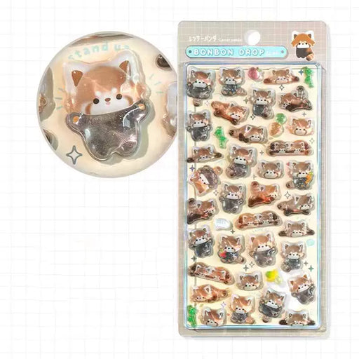 Bonbon Drop Sticker - Lesser Panda