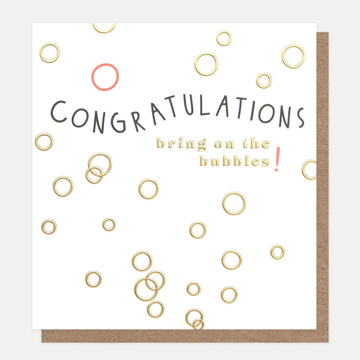 Greeting Card - Make Mark Congrats Bubbles