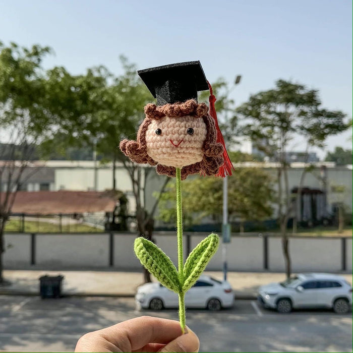 Crochet Flower - Graduation Flower (Girl)