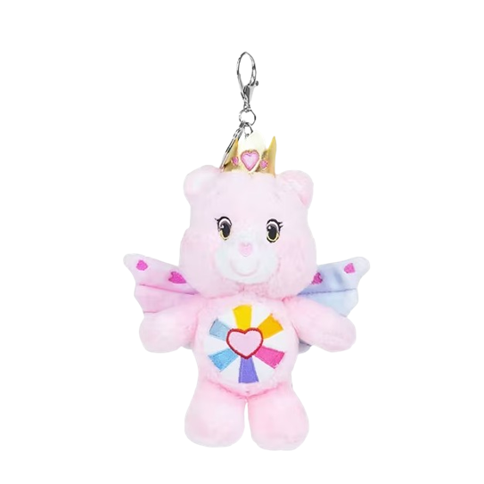 Care Bears Angel Keychain - Hopeful Heart Bear Baby Pink