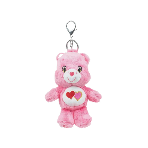 Care Bears Keychain - Love A Lot Bear Coral Pink