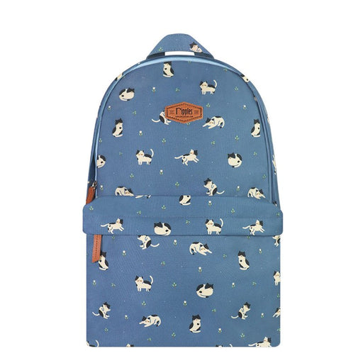 Cats School Backpack - Dust Blue