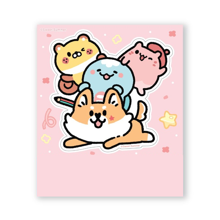 Character Sticker Big Size - Unishiba