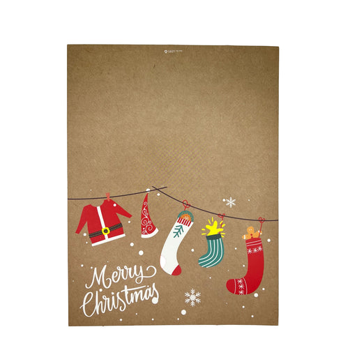 Christmas Greeting Card - Santa's Outfit
