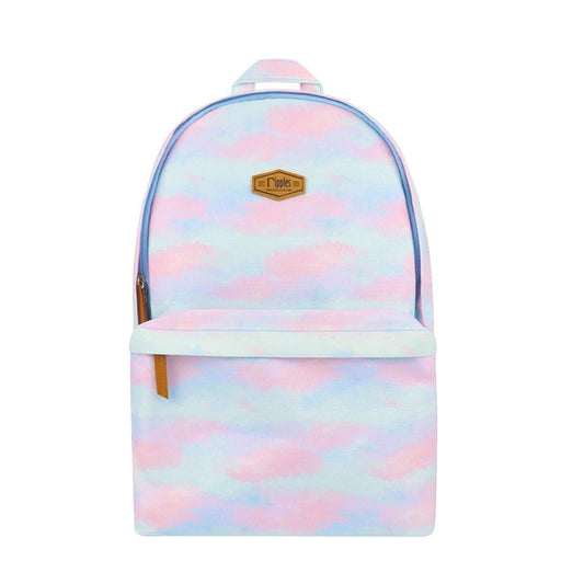 Clouds Watercolour School Backpack - Candyfloss