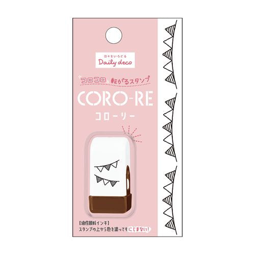 Coco-re Roller Stamp - Flag Banner