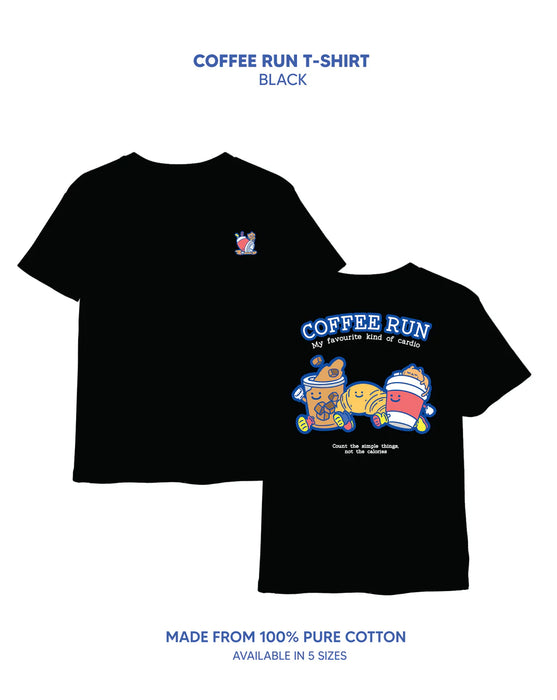 Coffee Run Tee - Black M