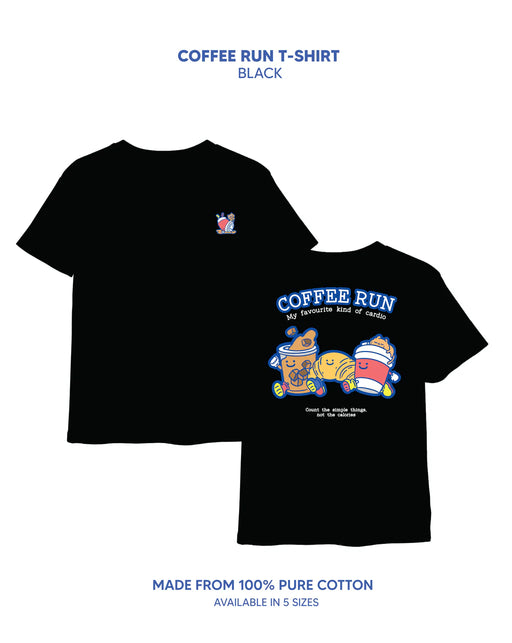 Coffee Run Tee - Black S