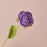 Crochet Flower - Deep Purple Rose