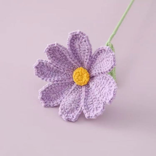 Crochet Flower - Purple Cosmos