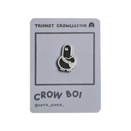 Crow Enamel Pin
