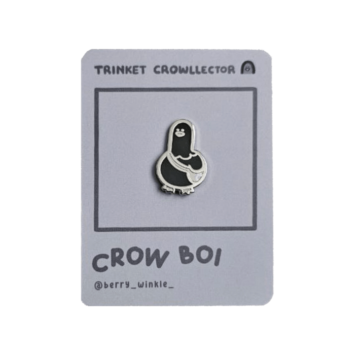 Crow Enamel Pin
