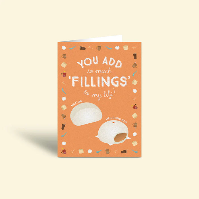 Greeting Card - Love Mantou & Lian Rong Bao