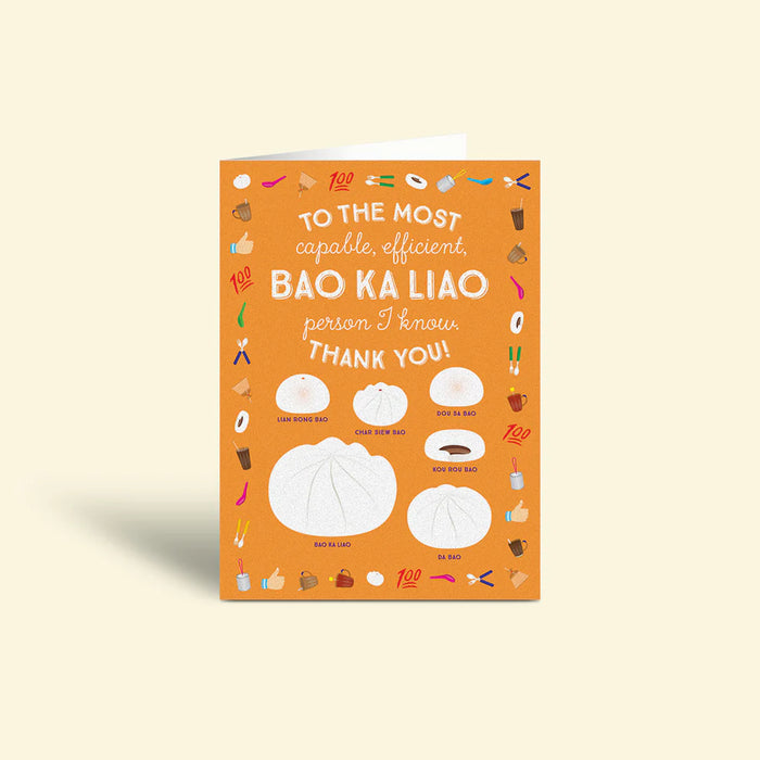 Greeting Card - Thanks Bao Ka Liao