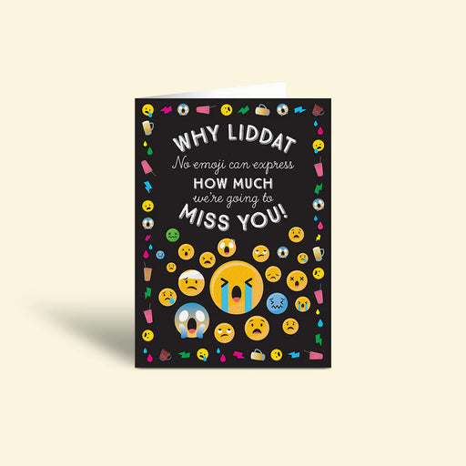 Greeting Card - Farewell Emoji Small