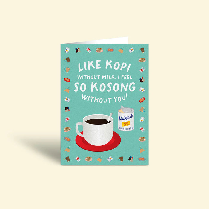 Greeting Card - Love Kopi Kosong