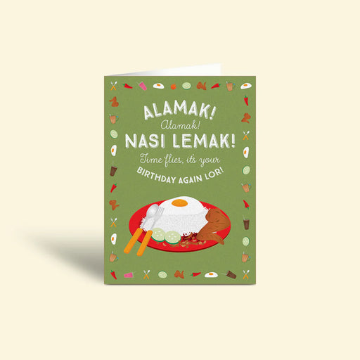 Greeting Card - Birthday Nasi Lemak