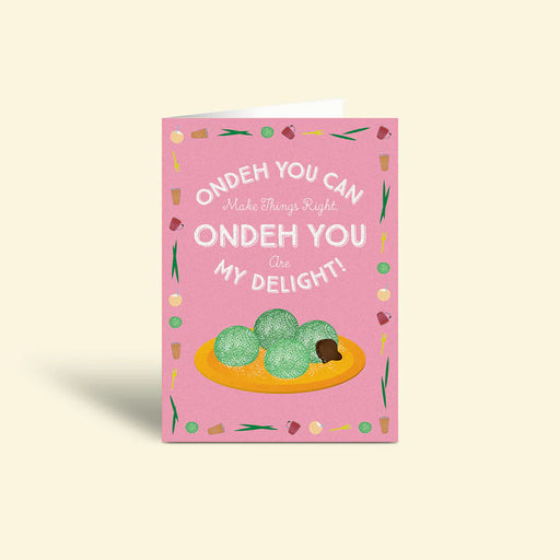Greeting Card - Anniversary Ondeh Ondeh
