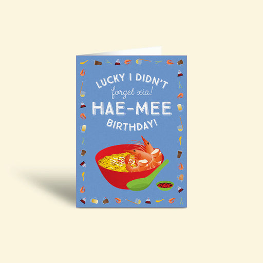 Greeting Card - Birthday Prawn Mee