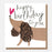 Greeting Card - Doodle Bday Sausage Dog