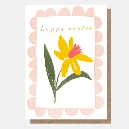 Greeting Card - Happy Easter Daffodil