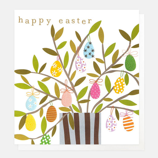 Greeting Card - Happy Easter Egg Tree