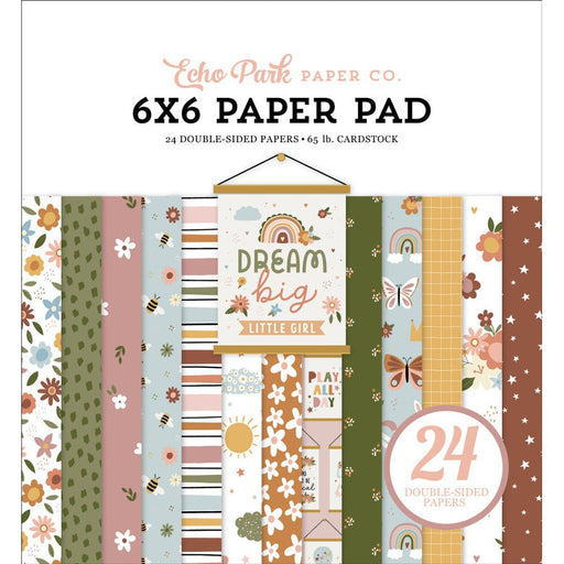 Echo Park Dream Big Little Girl 6x6 Paper Pad