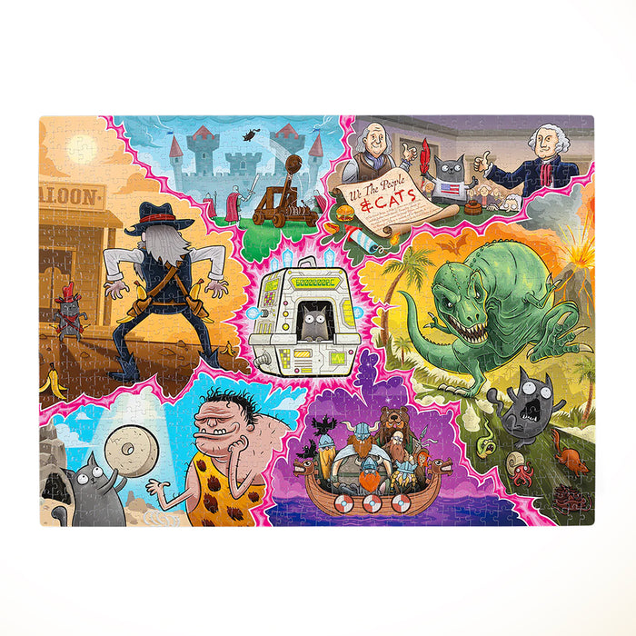 Exploding Kittens 1000 Piece Puzzle - A Tinkle In Time