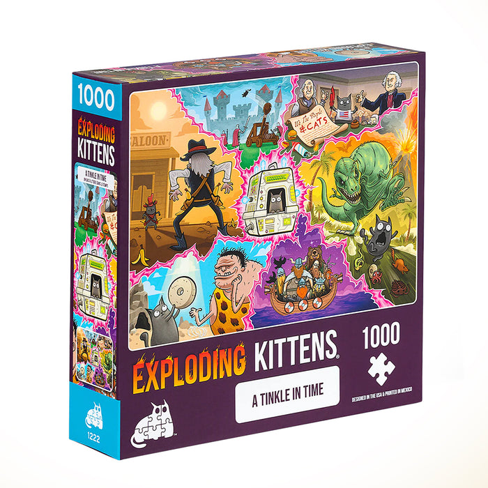 Exploding Kittens 1000 Piece Puzzle - A Tinkle In Time