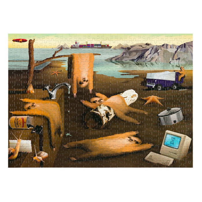 Exploding Kittens 1000 Piece Puzzle - The Slothness of Memory