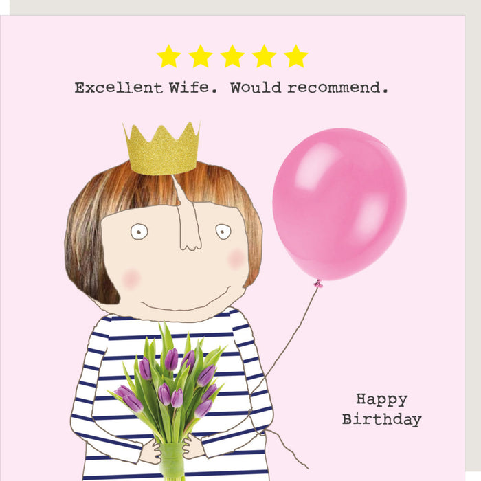 Greeting Card - Rosie Five Star Wife