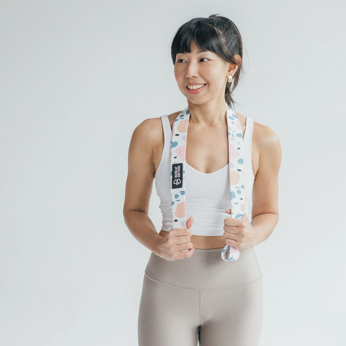 Fabric Short Band with Canvas Bag - One Intensity Only (Funky Terazzo, Long)