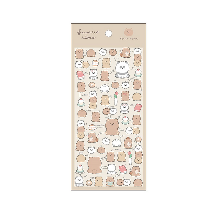 Fawatto Time Sticker Set - Fluffy Bear