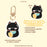 Fortune Cat Keychain - Black
